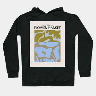 Flower Market Amsterdam Abstract Art Hoodie